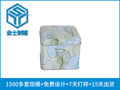 71x71x62正方形茶叶铁盒