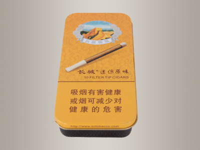 长城香烟铁盒,金属香烟盒82*49*10mm