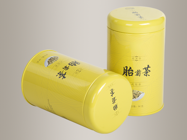 菊花茶铁盒,菊花铁罐